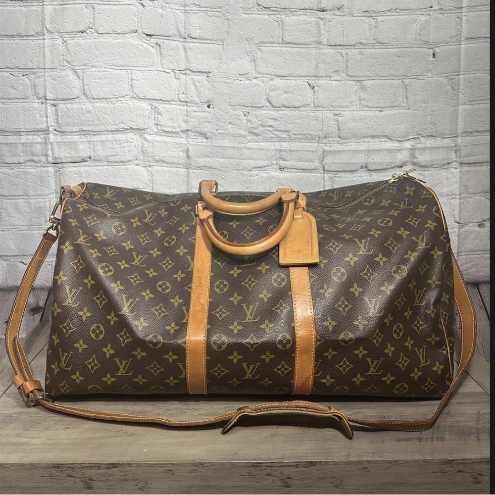 Louis Vuitton Keepall 55 Duffle Bag Authentic